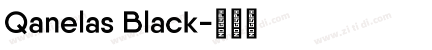 Qanelas Black字体转换